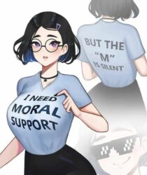 I Need Moral Support shirt
