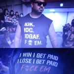 IDK IDC IDGAF Fuck EM shirt BL Fale Bullet Club pro wrestling