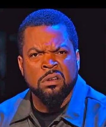 Ice Cube WTF facial expression