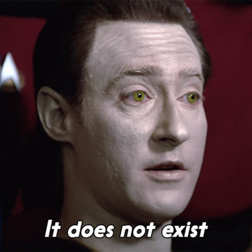 It Does Not Exist star trek Data GIF