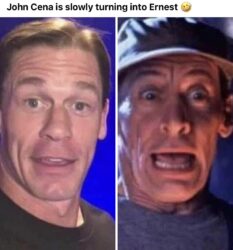 John Cena is Ernest meme