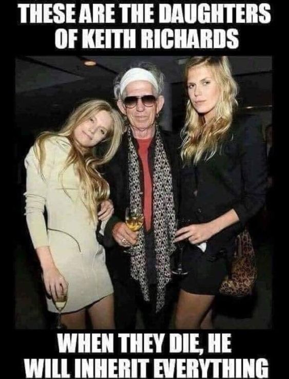 Keith Richards Will Inherit From His Daughters