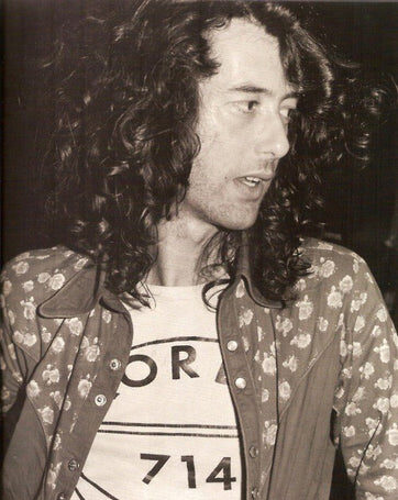 Led Zeppelin Jimmy Page quaalude rorer 714 pill shirt