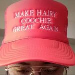 Make Hairy Coochie Great Again hat - red maga parody hat