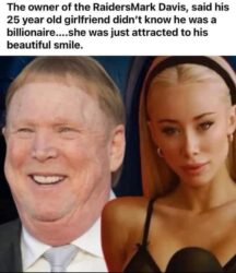 Mark Davis 25 years old girlfriend didn't know he was a billionaire - she was just attracted to his beautiful smile