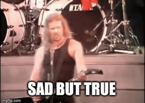 Metallica Sad But True GIF