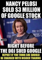 Nancy Pelosi Should Be Charged With Insider Trading