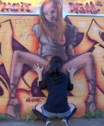 Pussy Eating Graffiti