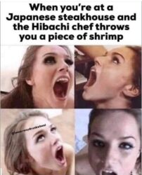 Ready to Receive a Facial Cumshot meme
