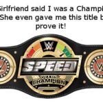 SPEED Champion in Bed