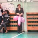 She Has No Idea - Pink Balloons Cock meme