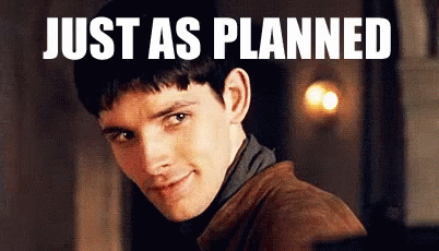 Smirk Just As Planned GIF