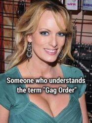 Stormy Daniels Gag Order meme