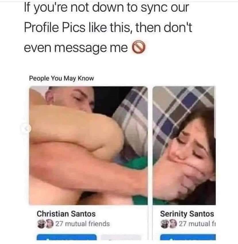 Sync Profile Pics hand over mouth hardcore sex
