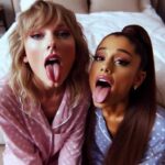 Taylor Swift Ariana Grande Double Facial Cumshot