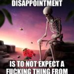 The Best Way To Avoid Disappointment Is To Not Expect A Fucking Thing From Anyone
