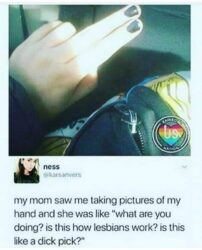 The Equivalent Of A Dick Pick For Lesbians