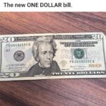 The new ONE DOLLAR bill