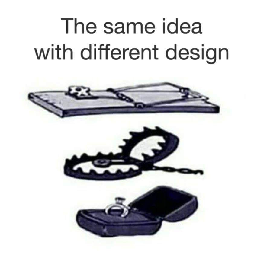 The same idea with different design