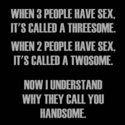 Threesome Twosome Handsome