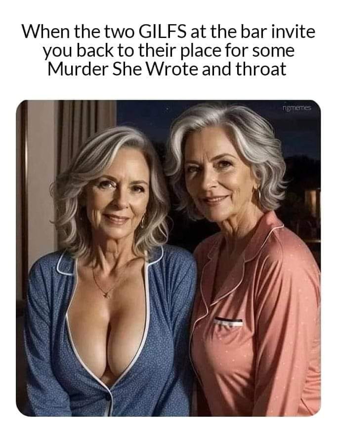 Two GILFs invite you back to their place WYD