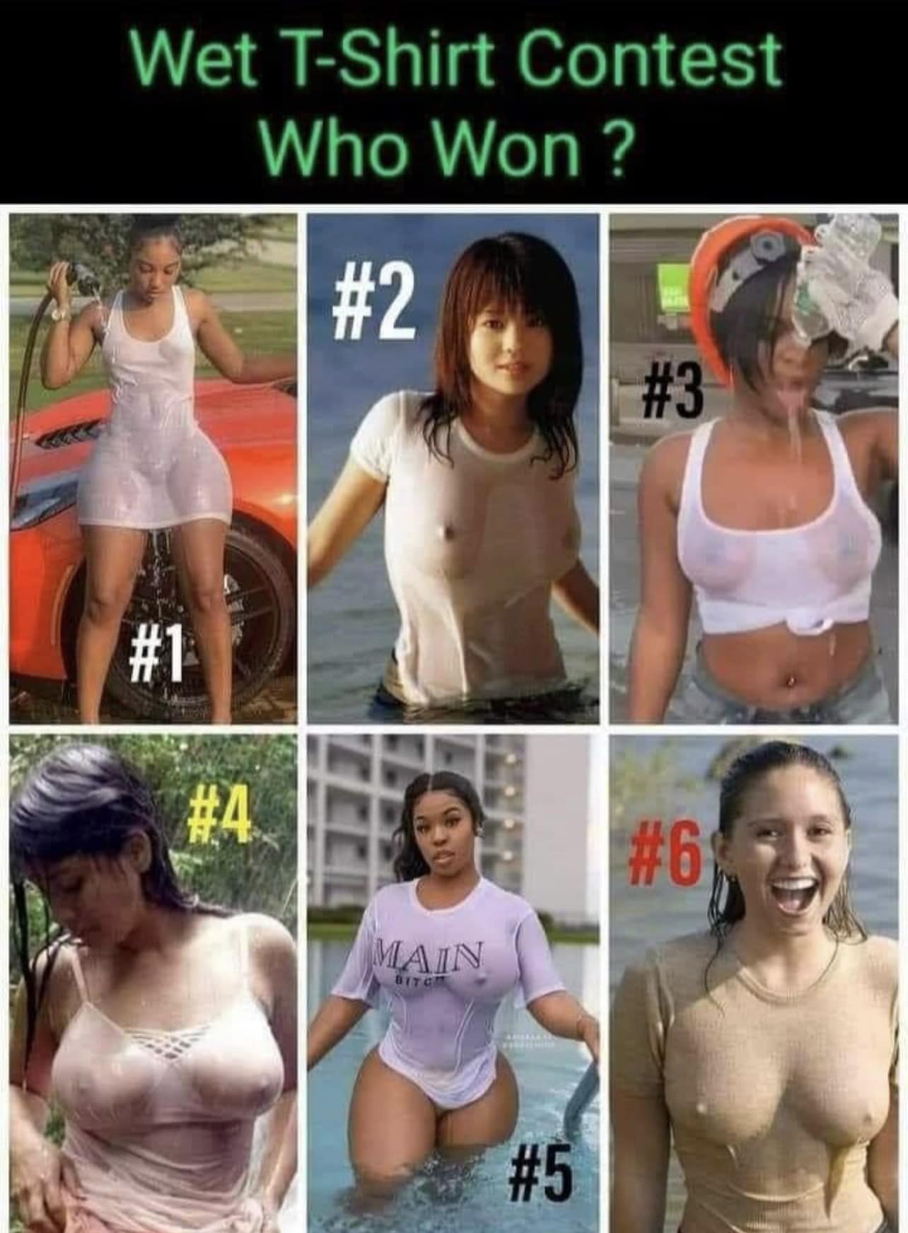 Wet T-Shirt Contest Who Won