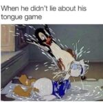 When he didn't lie about his tongue game - squirt cunnilingus meme