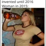 White Claw wasn't invented until 2016 - Hot big tits girl drinking Olde English 800