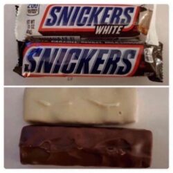 White Snickers vs Black Snickers