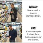 Woman Shampoo vs Man Shampoo