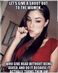 Women who give head because it turns them on - Sasha Grey