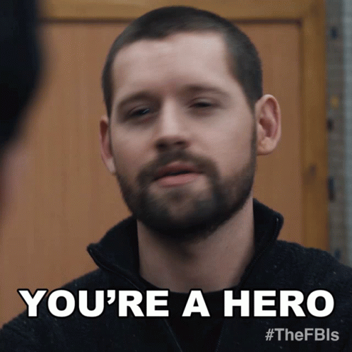 You're A Hero Scott Forrester GIF