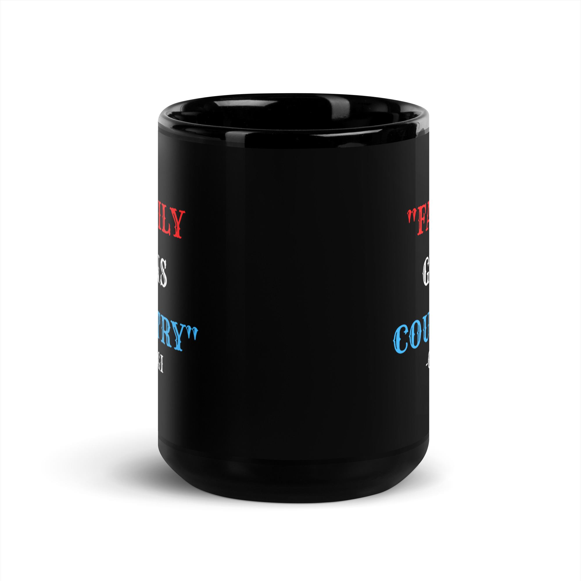 FAMILY GUNS COUNTRY (red white and blue) Gingi Coffee Mug - Image 6