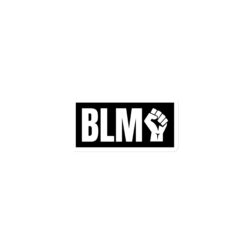 Alternative view of BLM Black Lives Matter Raised Fist Magnet