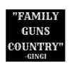 FAMILY GUNS COUNTRY Gingi Magnet