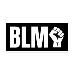 BLM Black Lives Matter Raised Fist Magnet