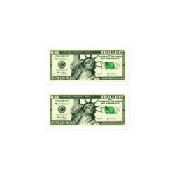 Alternative view of ONE TRILLION DOLLARS Bill Sticker Pack