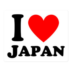 I Love JAPAN Sticker