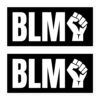 BLM Black Lives Matter Raised Fist Sticker Pack