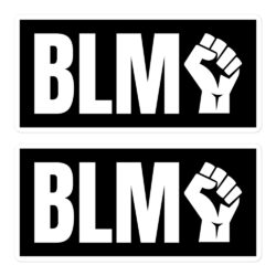 BLM Black Lives Matter Raised Fist Sticker Pack