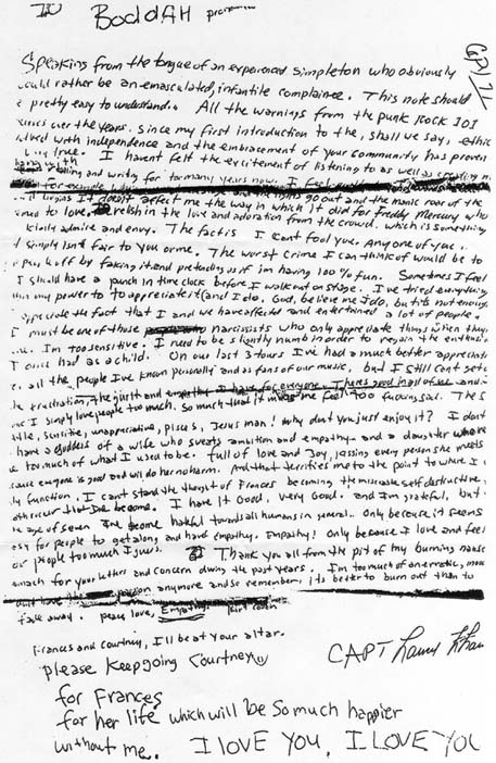 kurt cobain suicide note kurtcobainsuicidenote