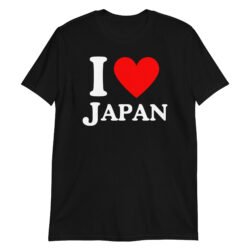I Love JAPAN Black T-Shirt