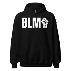 BLM Black Lives Matter Raised Fist Hoodie