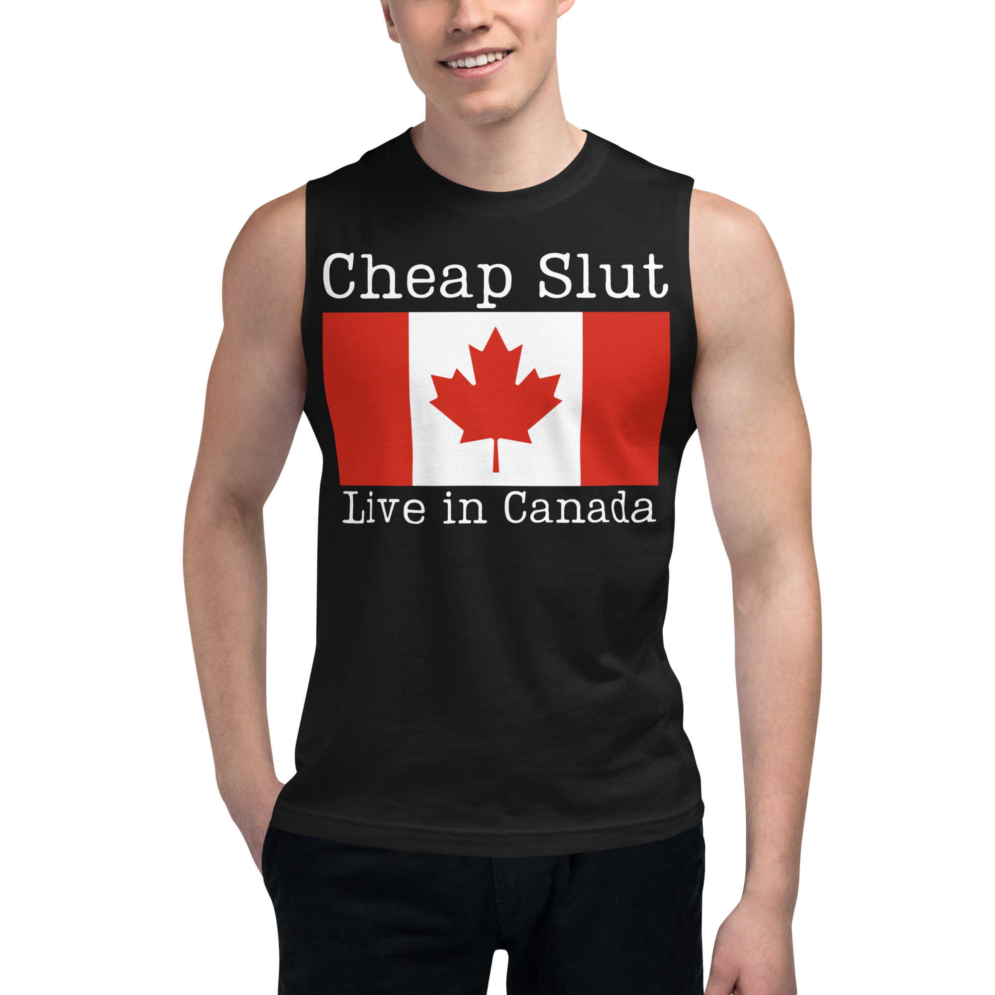 Cheap Slut Live in Canada Shirt - Image 2