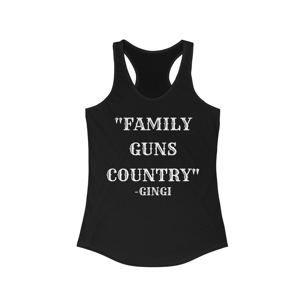 FAMILY GUNS COUNTRY Gingi Women's Tank Top - PYGear.com