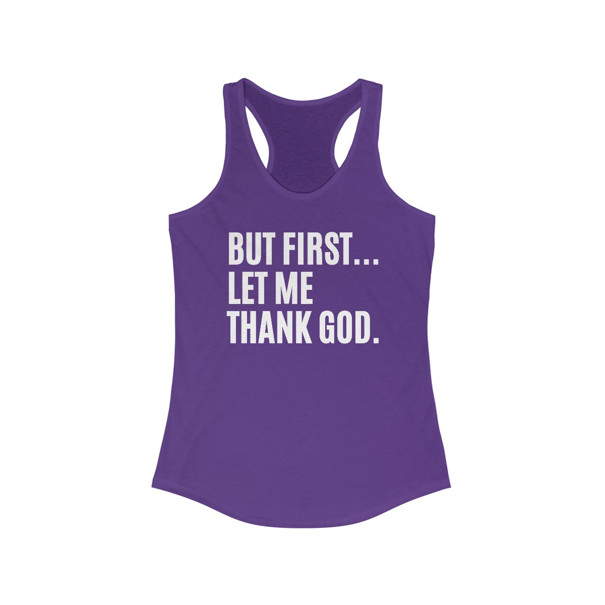 But First Let Me Thank God Women's Tank Top - Image 7