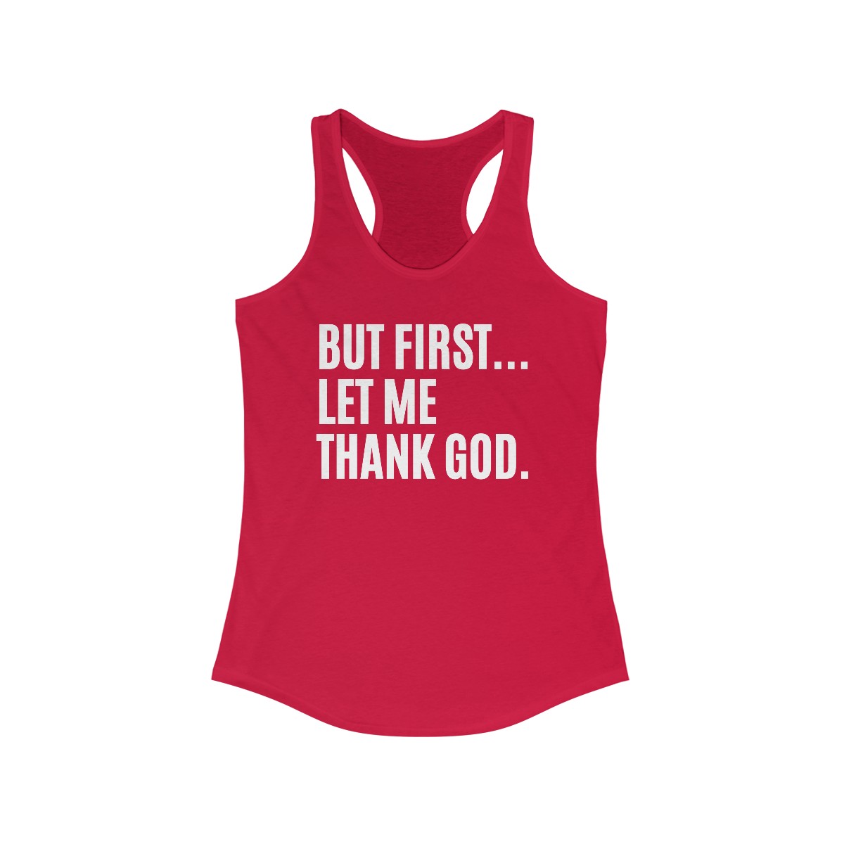 But First Let Me Thank God Women's Tank Top - Image 9