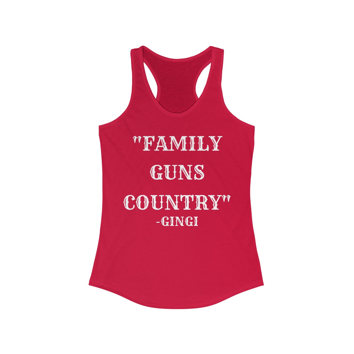 FAMILY GUNS COUNTRY Gingi Women's Tank Top - Image 9