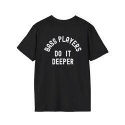 BASS PLAYERS DO IT DEEPER T-Shirt (BACK) - Rick Savage Def Leppard