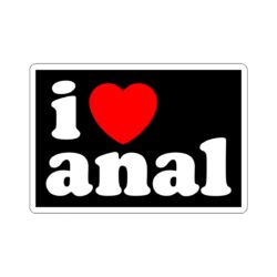 I Love Anal - I Heart Anal Sticker